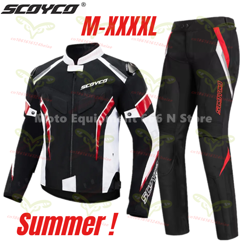 Motorcycle Gear Mesh - Summer Ventilated Mesh Motorcycle Jacket Pants