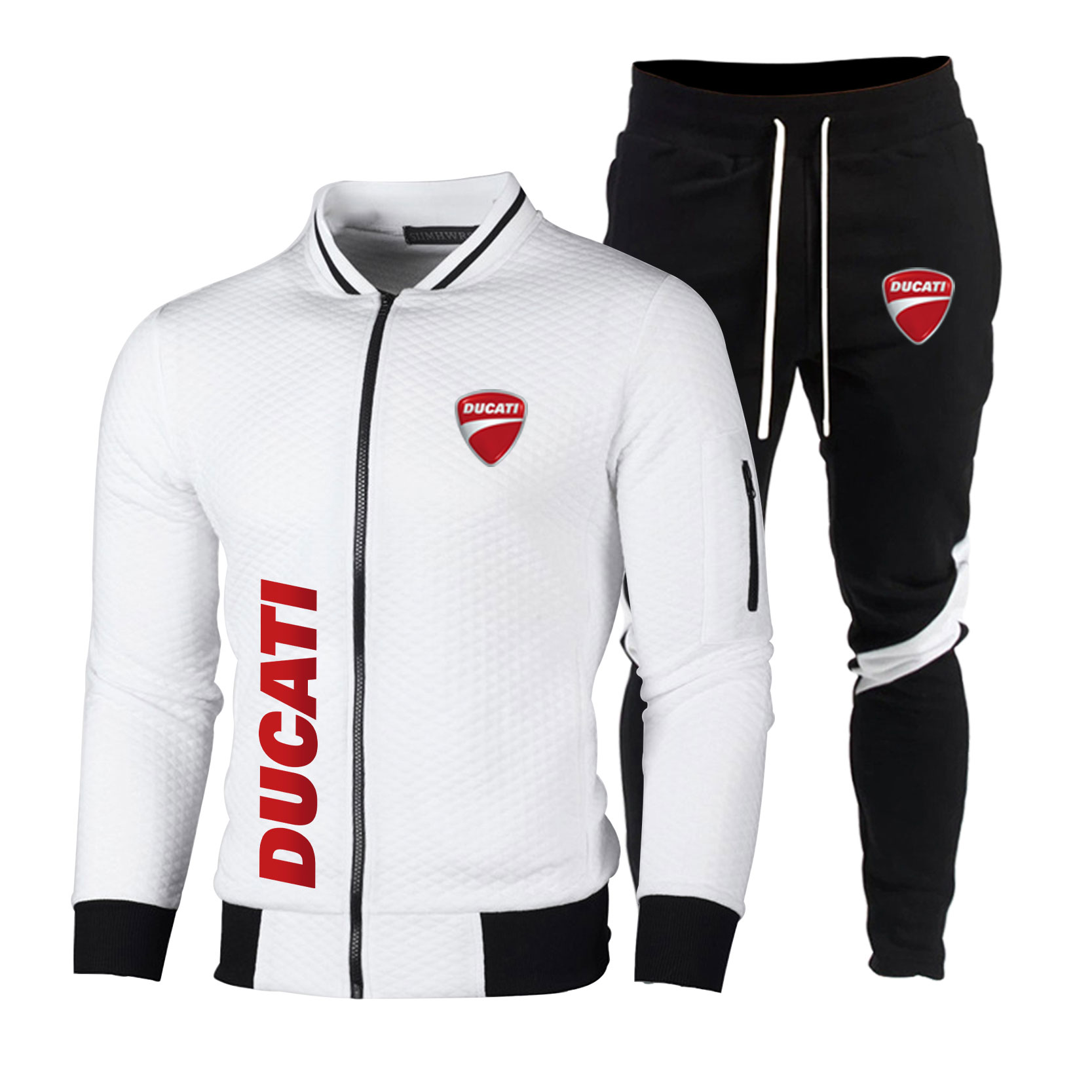 Motorcycle Gear Mens - Men's sets baseball jacket + sports