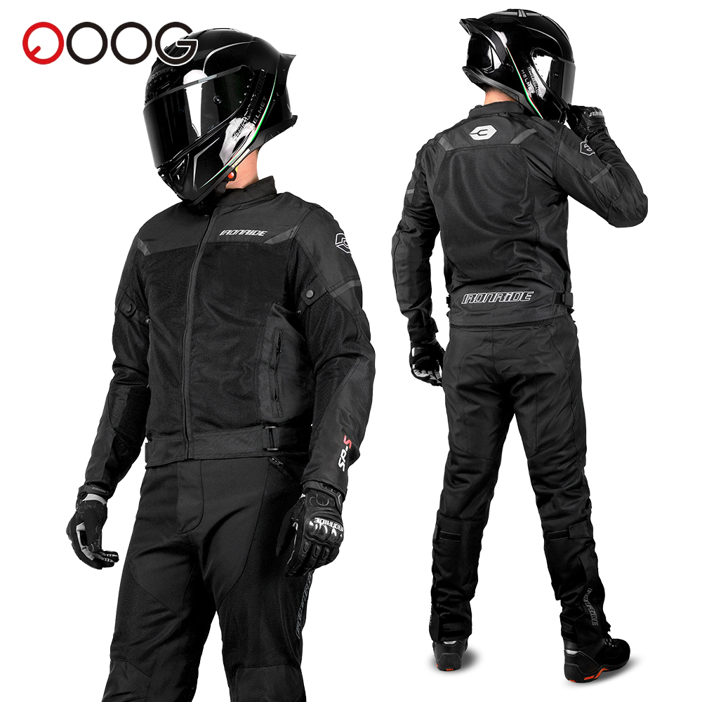 Motorcycle Gear Mesh - Men's Motorcycle Jacket Anti-Fall Outdoor Riding