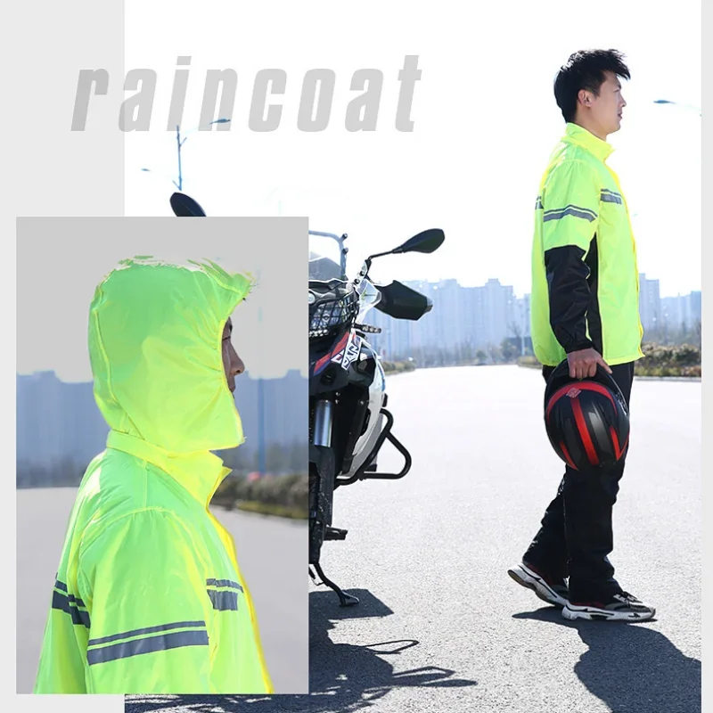 Motorcycle Split Raincoat Rain – Motorcycle Rain Suit Bewertung und Preis