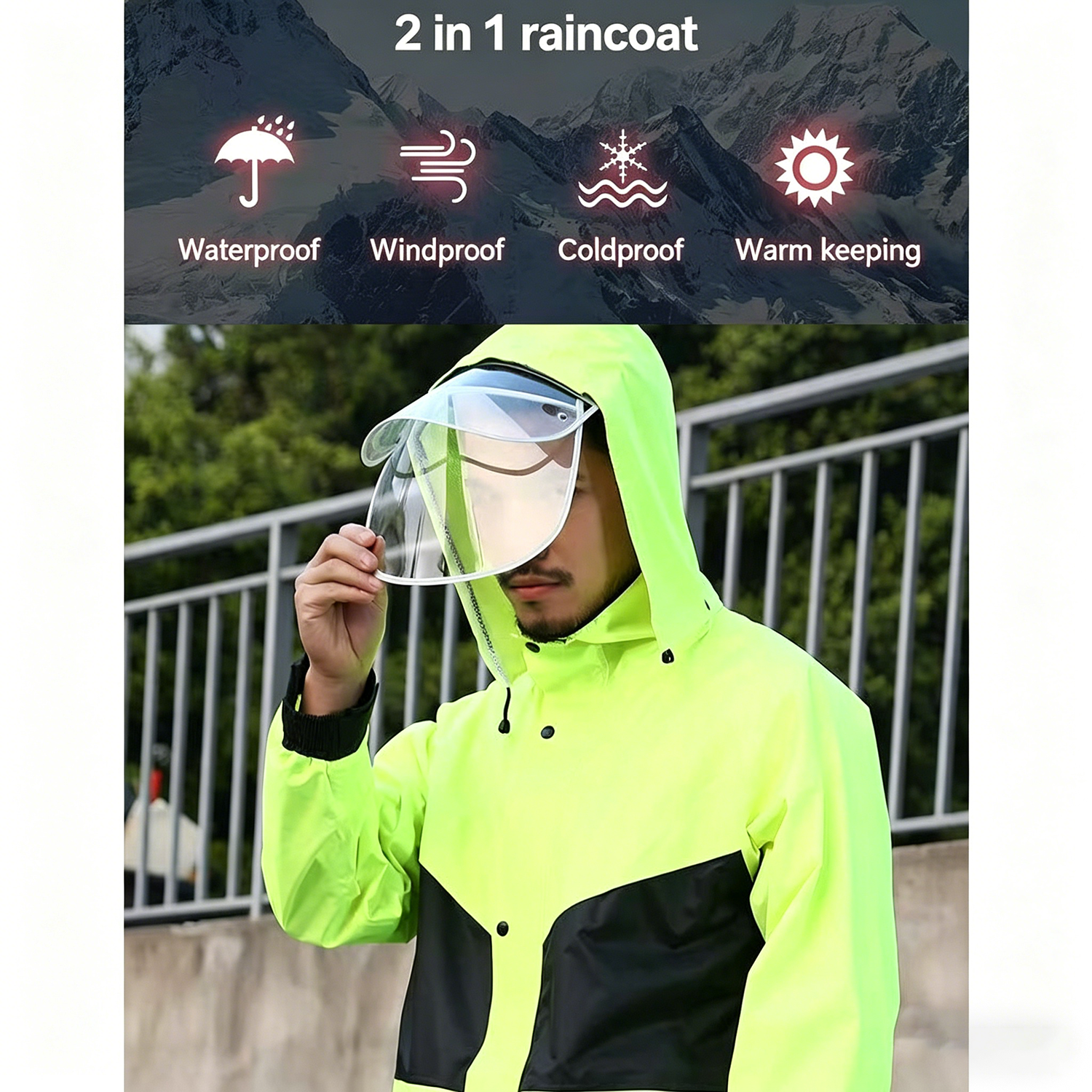 Motorcycle Raincoat Suits Men  – Motorcycle Gear Mens Bewertung und Preis