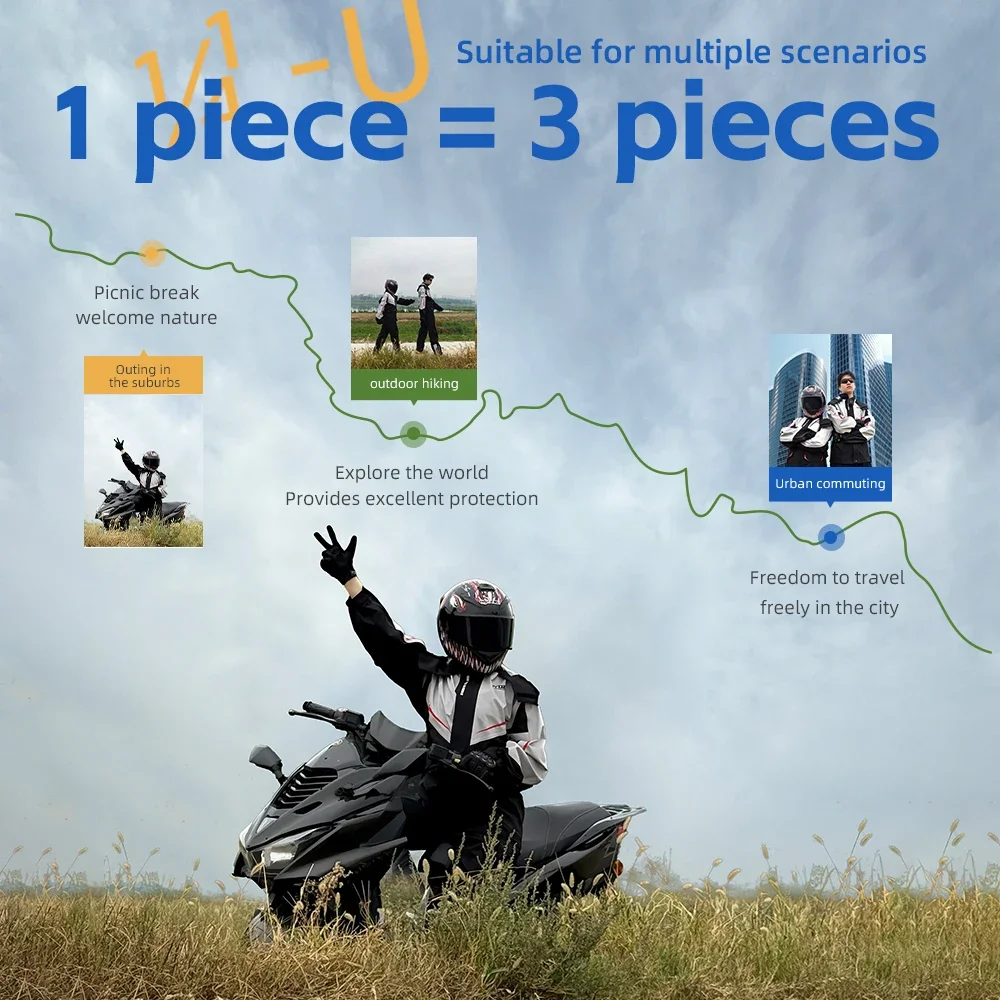 Men's and Women's Motorcycle R – Motorcycle Gear Rain Bewertung und Preis