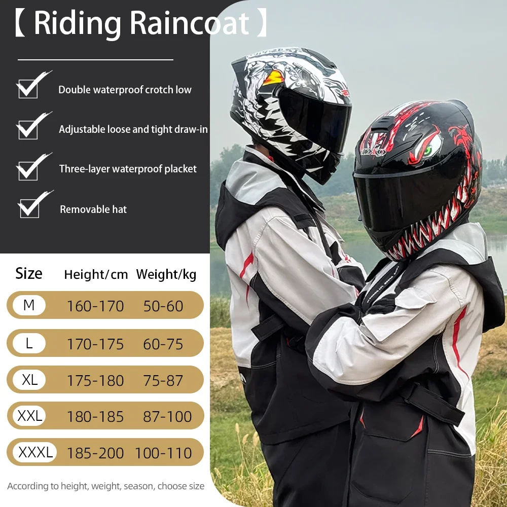 Men's and Women's Motorcycle R – Motorcycle Gear Rain Bewertung und Preis