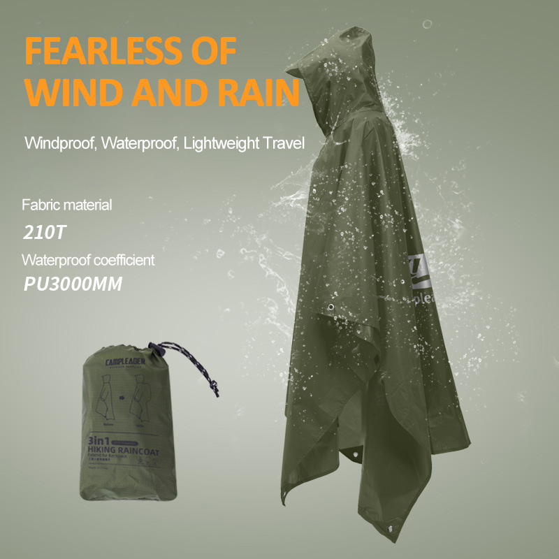 3 In 1 Outdoor Raincoat Hooded – Motorcycle Rain Suit Bewertung und Preis