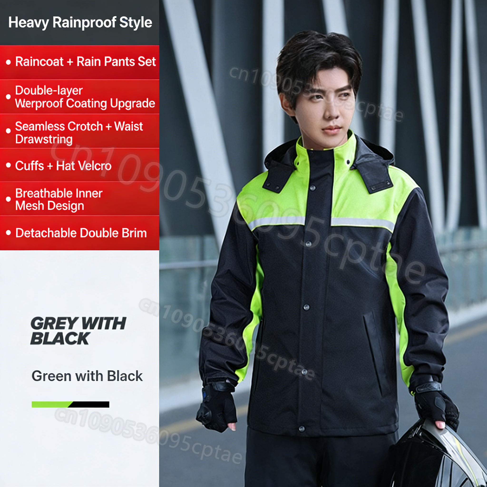 Raincoat  Rain Pants Suit Men' – Motorcycle Rain Suit Bewertung und Preis