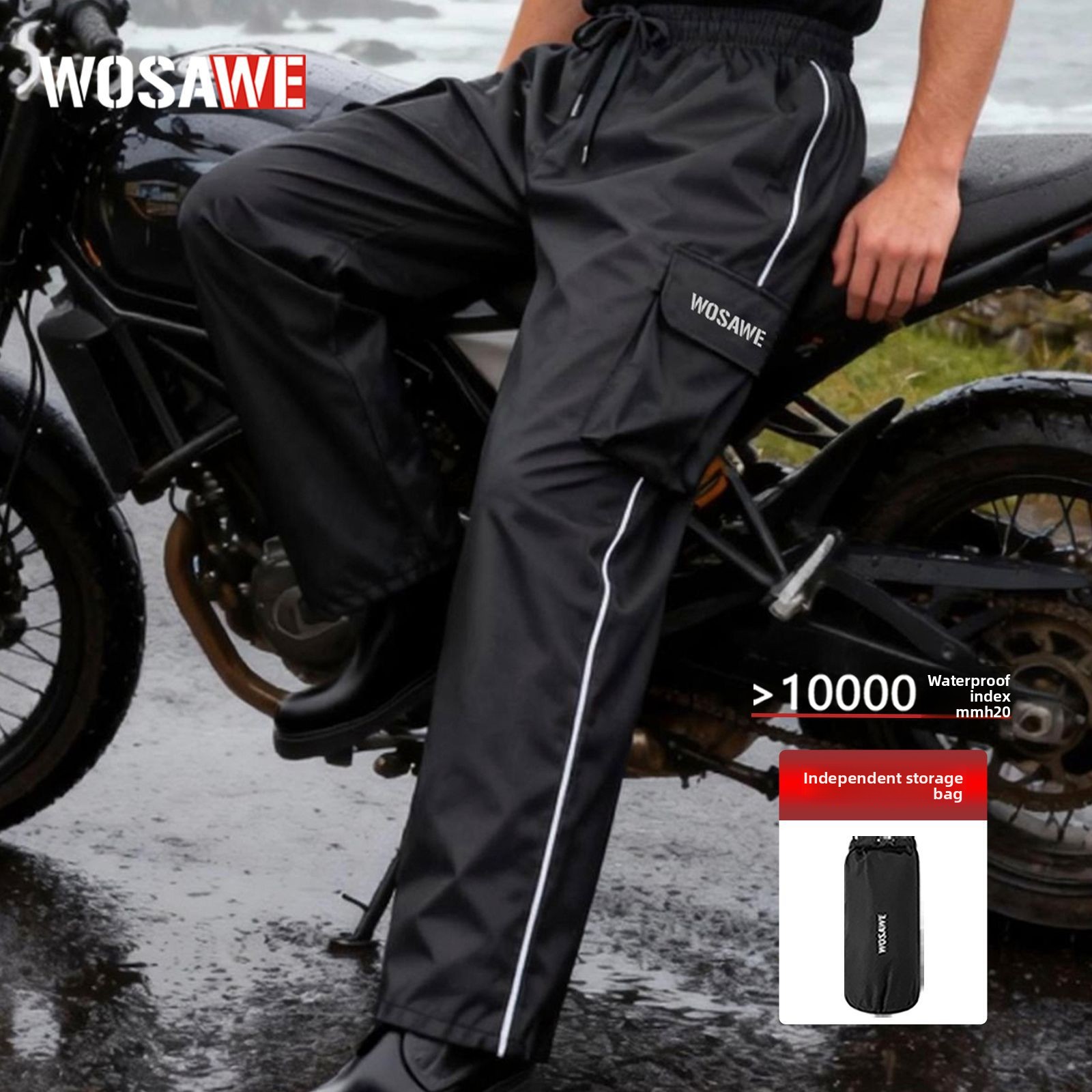 WOSAWE Motorcycle Rain Pants R – Motorcycle Gear Rain Bewertung und Preis