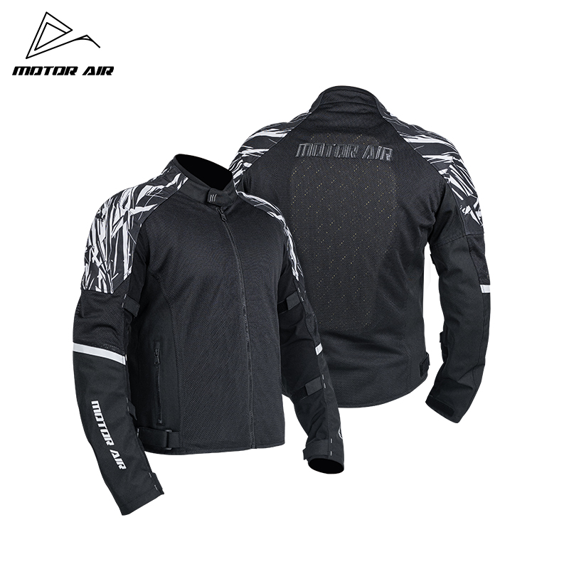 Black Motorcycle Jacket Men's  – Motorcycle Gear Mesh Bewertung und Preis