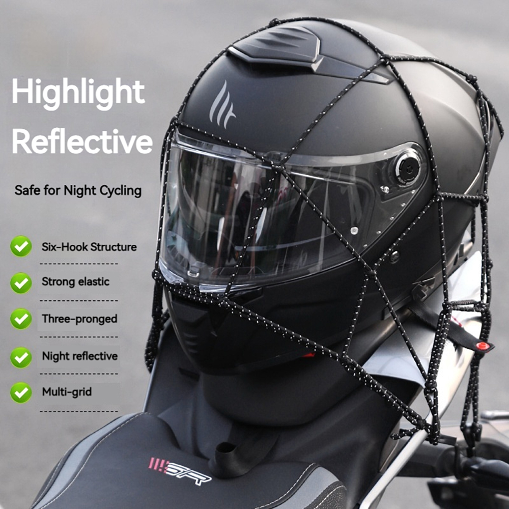 6 Hooks Luggage Net Protective – Motorcycle Gear Mesh Bewertung und Preis