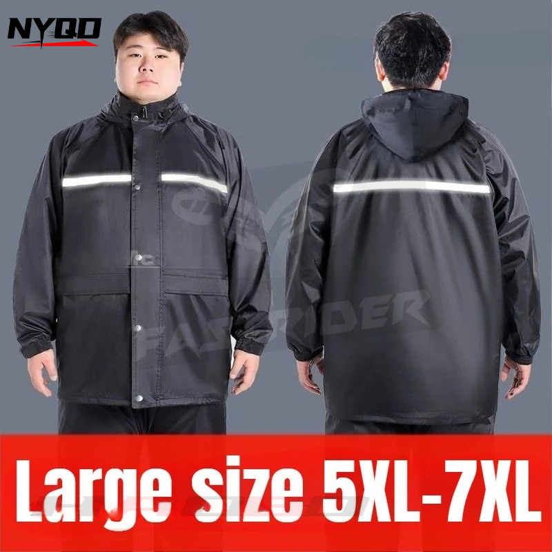 5XL 6XL 7XL Motorcycle Riding  – Motorcycle Rain Suit Bewertung und Preis