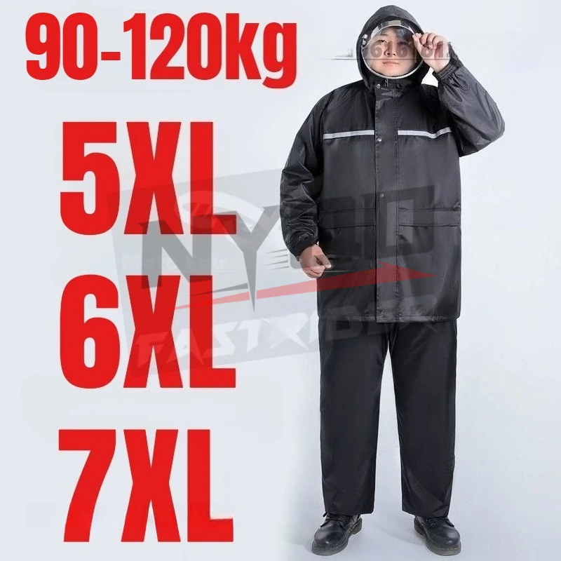 5XL 6XL 7XL Motorcycle Riding  – Motorcycle Rain Suit Bewertung und Preis
