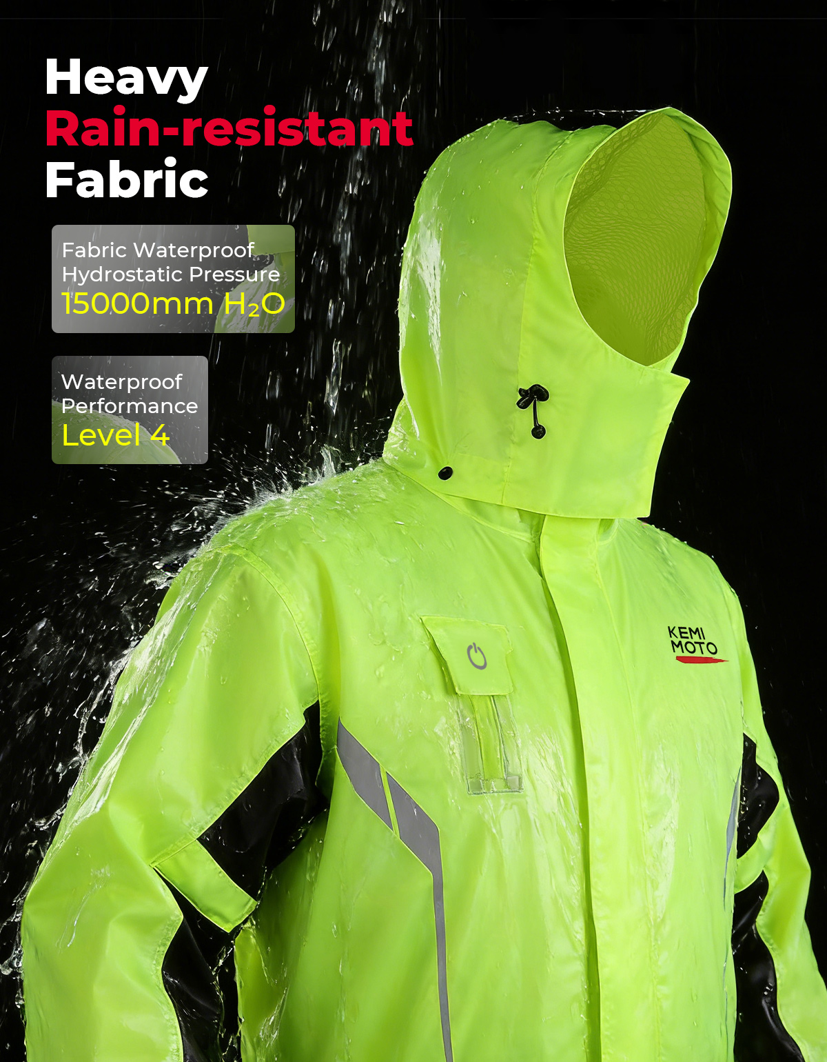 KEMIMOTO Unisex Waterproof Rai – Motorcycle Gear Rain Bewertung und Preis