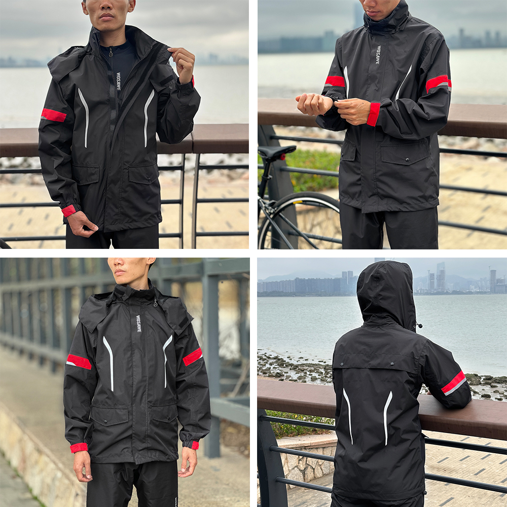 WOSAWE Motorcycle Raincoat Men – Motorcycle Rain Suit Bewertung und Preis