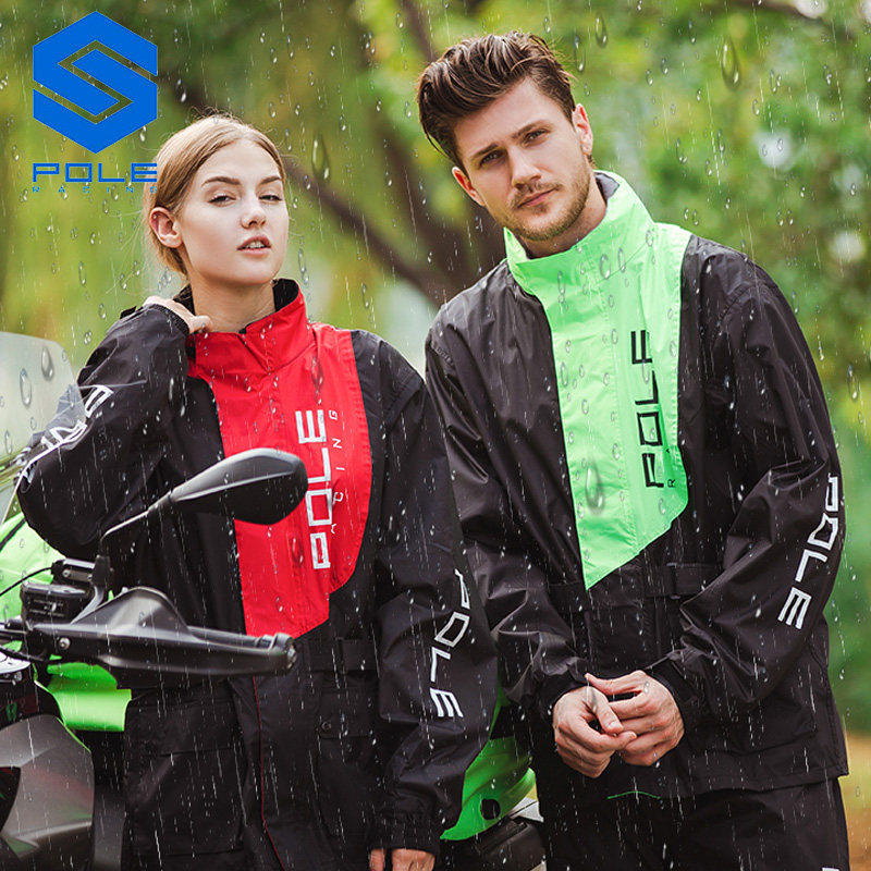 POLE Motorcycle Raincoat Breat – Motorcycle Rain Suit Bewertung und Preis