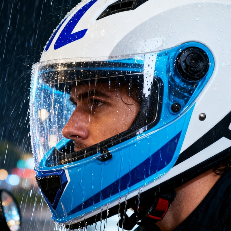 Upgraded Nano PET Helmet Visor – Motorcycle Gear Rain Bewertung und Preis