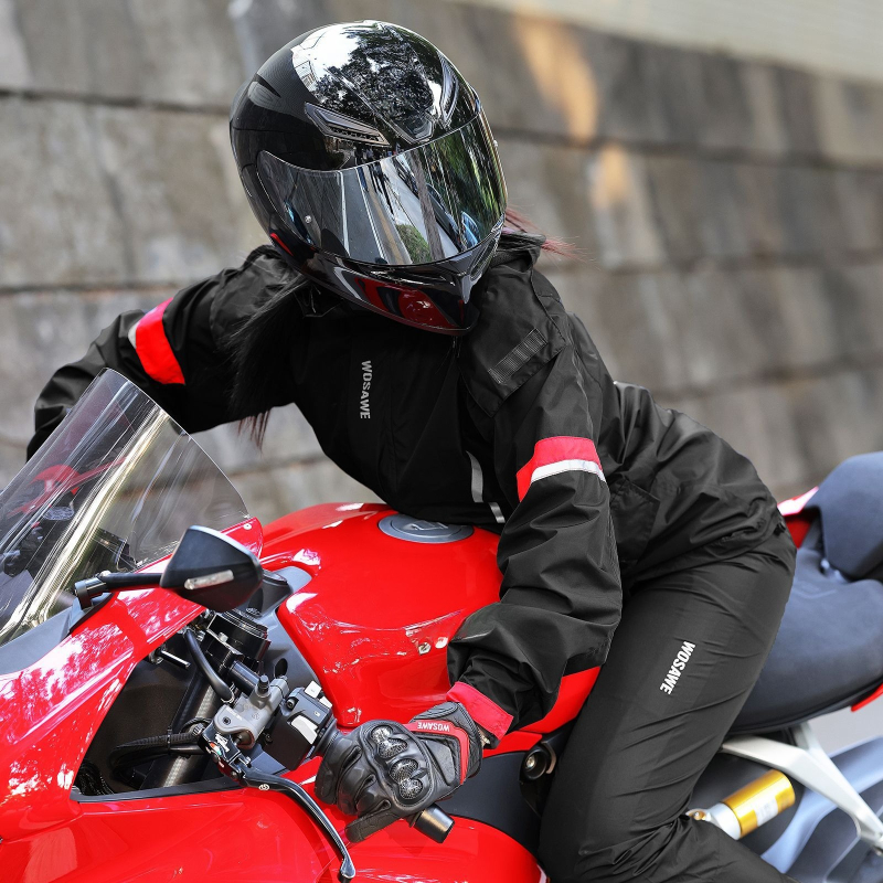 WOSAWE Motorcycle Raincoat Wat – Motorcycle Gear Rain Bewertung und Preis