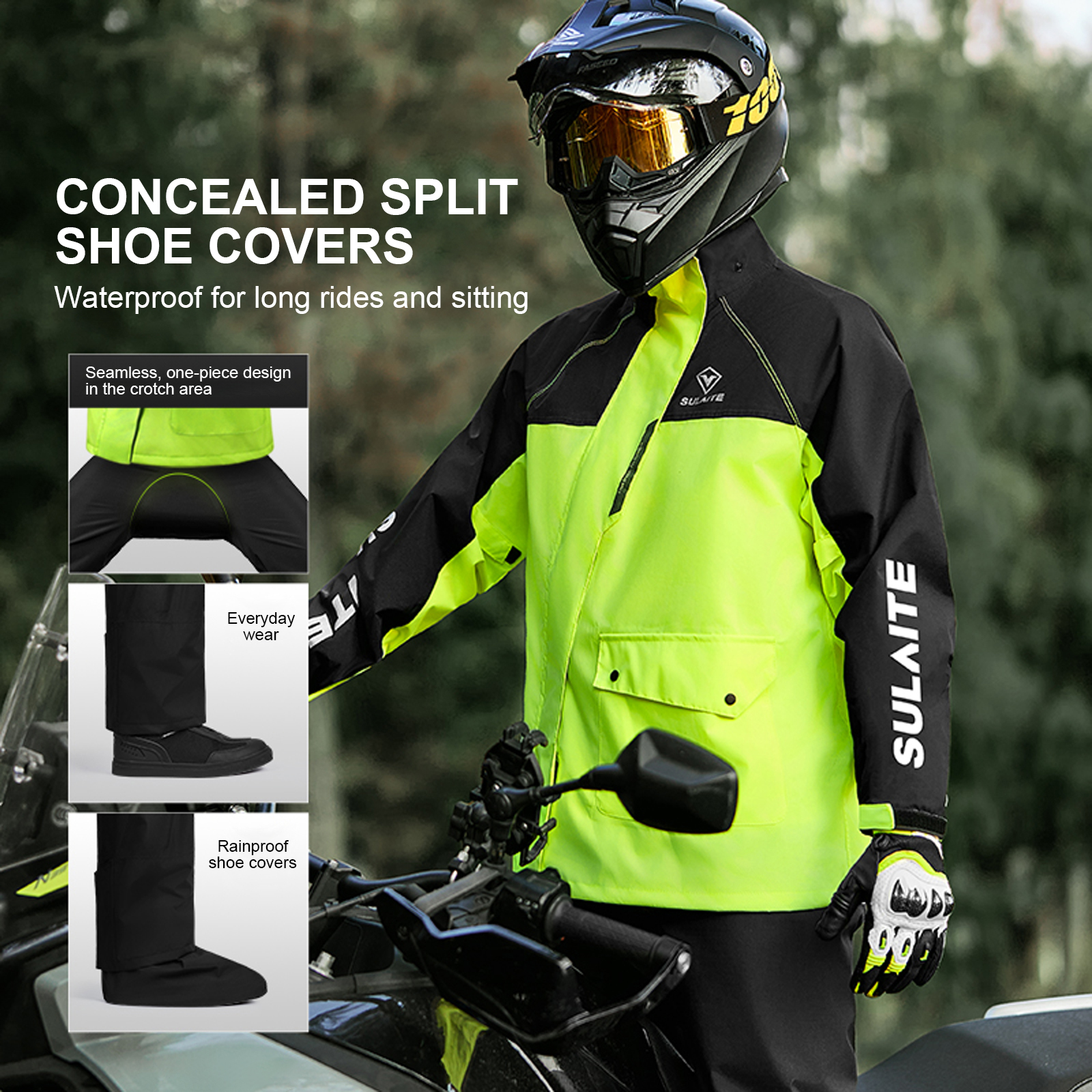 Motorcycle Rain Suit for Men & – Motorcycle Gear Mens Bewertung und Preis