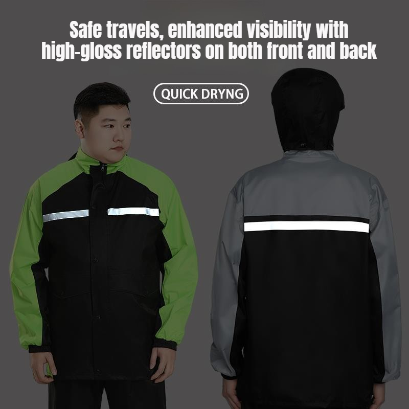 Unisex 6XL Motorcycle Raincoat – Motorcycle Rain Suit Bewertung und Preis
