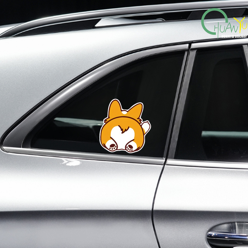 Car Cartoon Car Sticker Corgi  – Motorcycle Gear Rain Bewertung und Preis