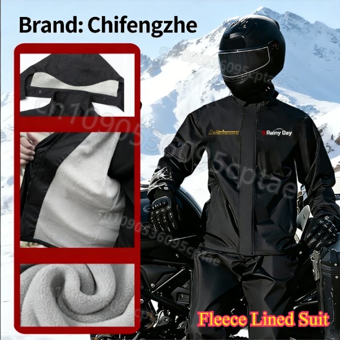 Waterproof Split Motorcycle Ra – Motorcycle Rain Suit Bewertung und Preis