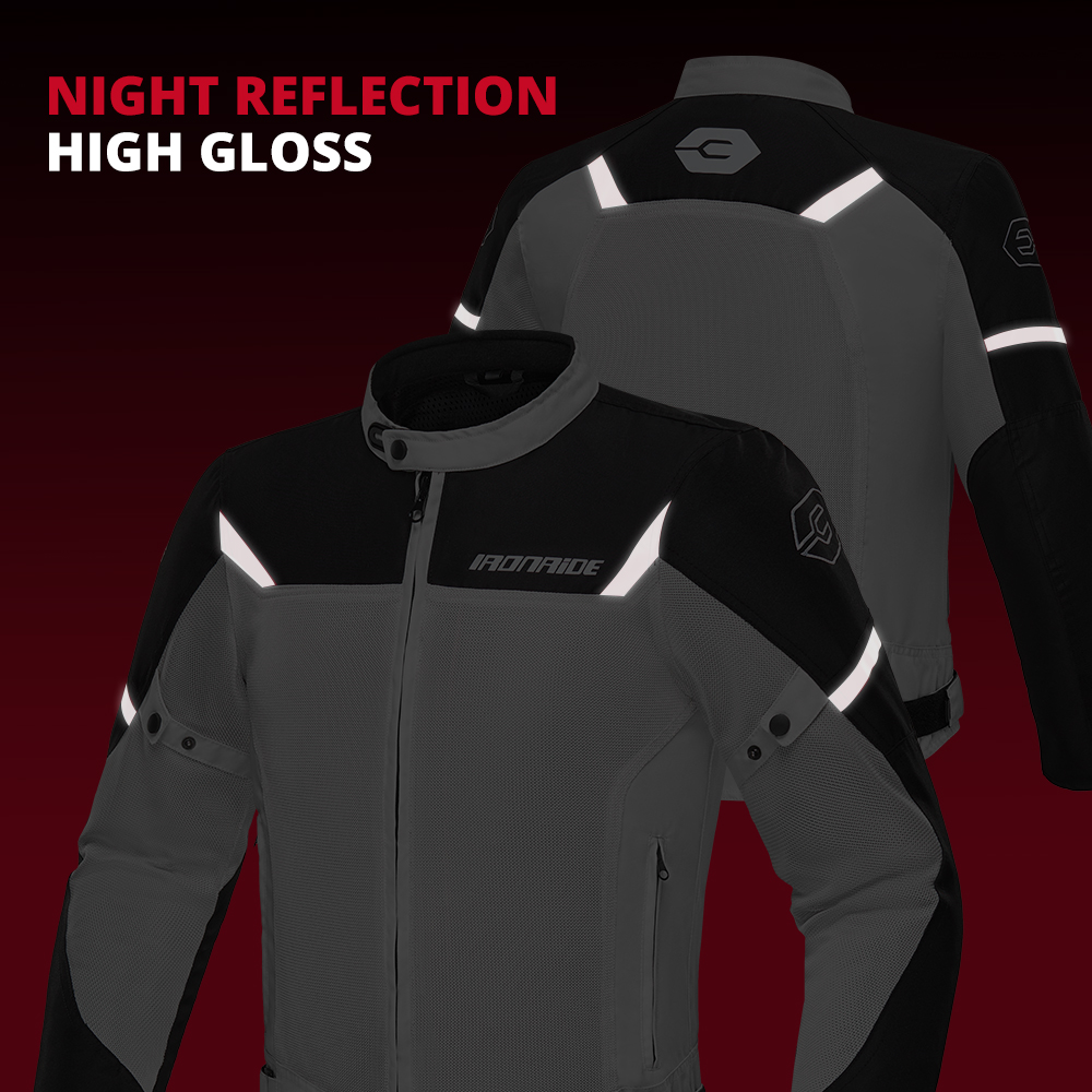 Men's Motorcycle Jacket Anti-F – Motorcycle Gear Mesh Bewertung und Preis