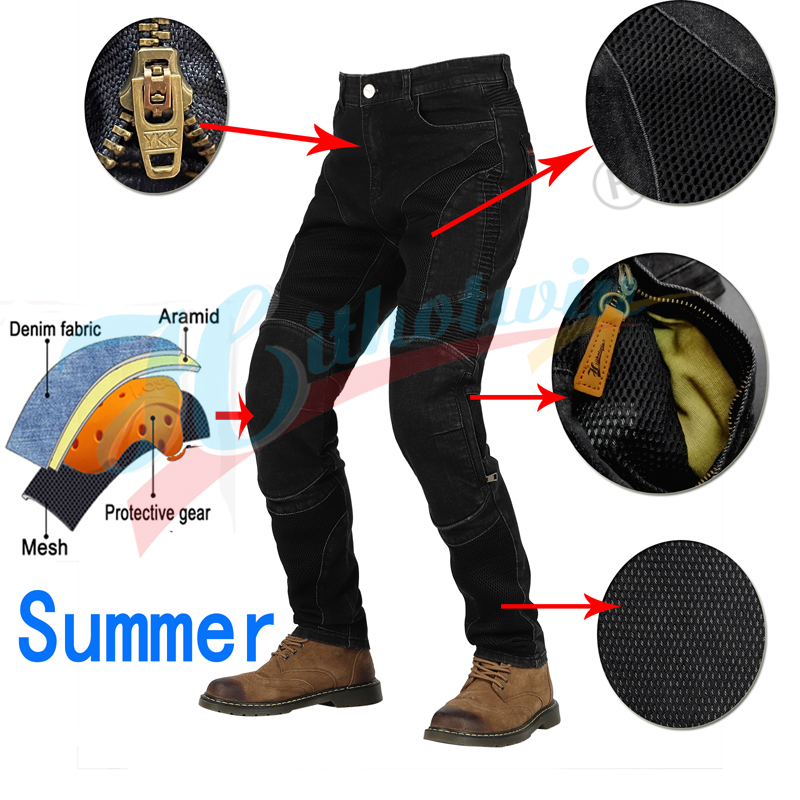 Motorcycle Pants Men summer Me – Motorcycle Gear Mesh Bewertung und Preis