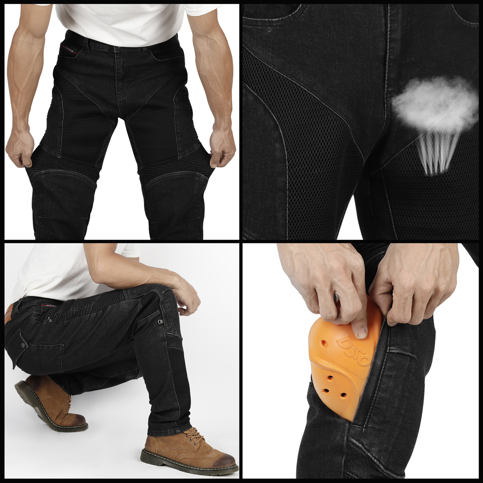 Motorcycle Pants Men summer Me – Motorcycle Gear Mesh Bewertung und Preis